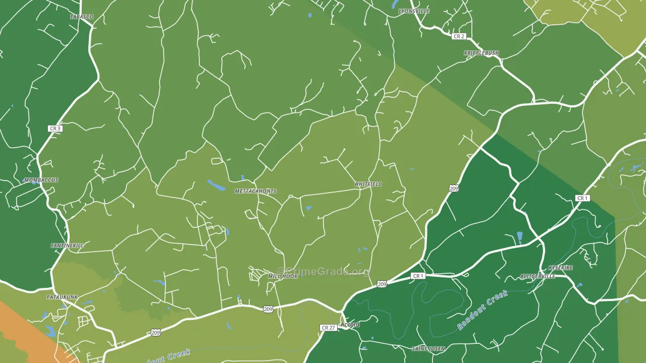 12404, NY Map of Drug-Related Crime Rates