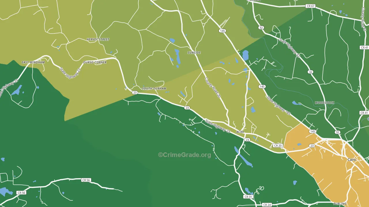 12405, NY Map of Drug-Related Crime Rates