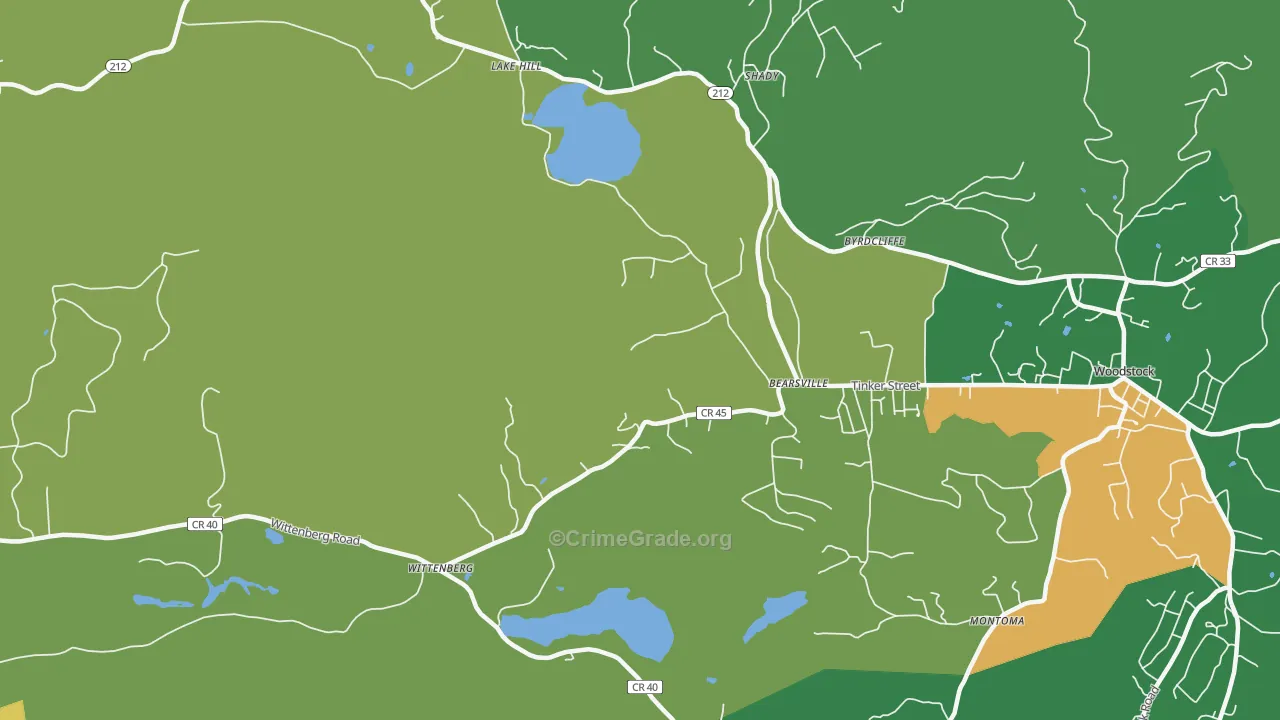 12409, NY Map of Drug-Related Crime Rates