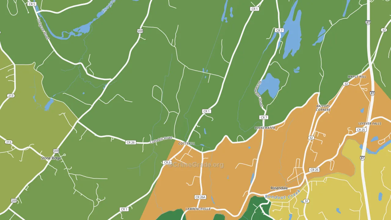 12419, NY Map of Drug-Related Crime Rates