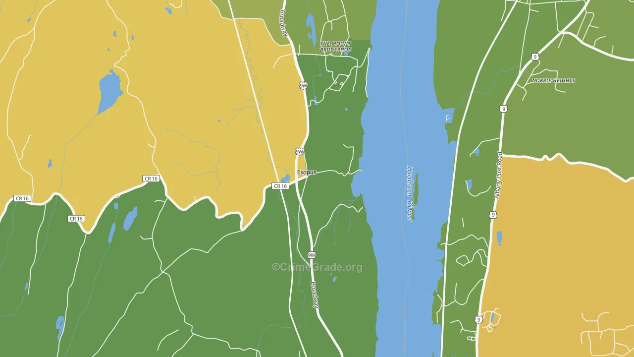 12429, NY Map of Drug-Related Crime Rates