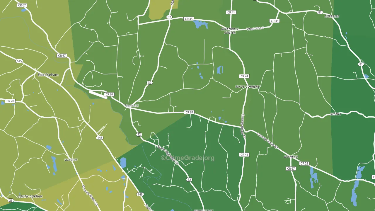 12431, NY Map of Drug-Related Crime Rates