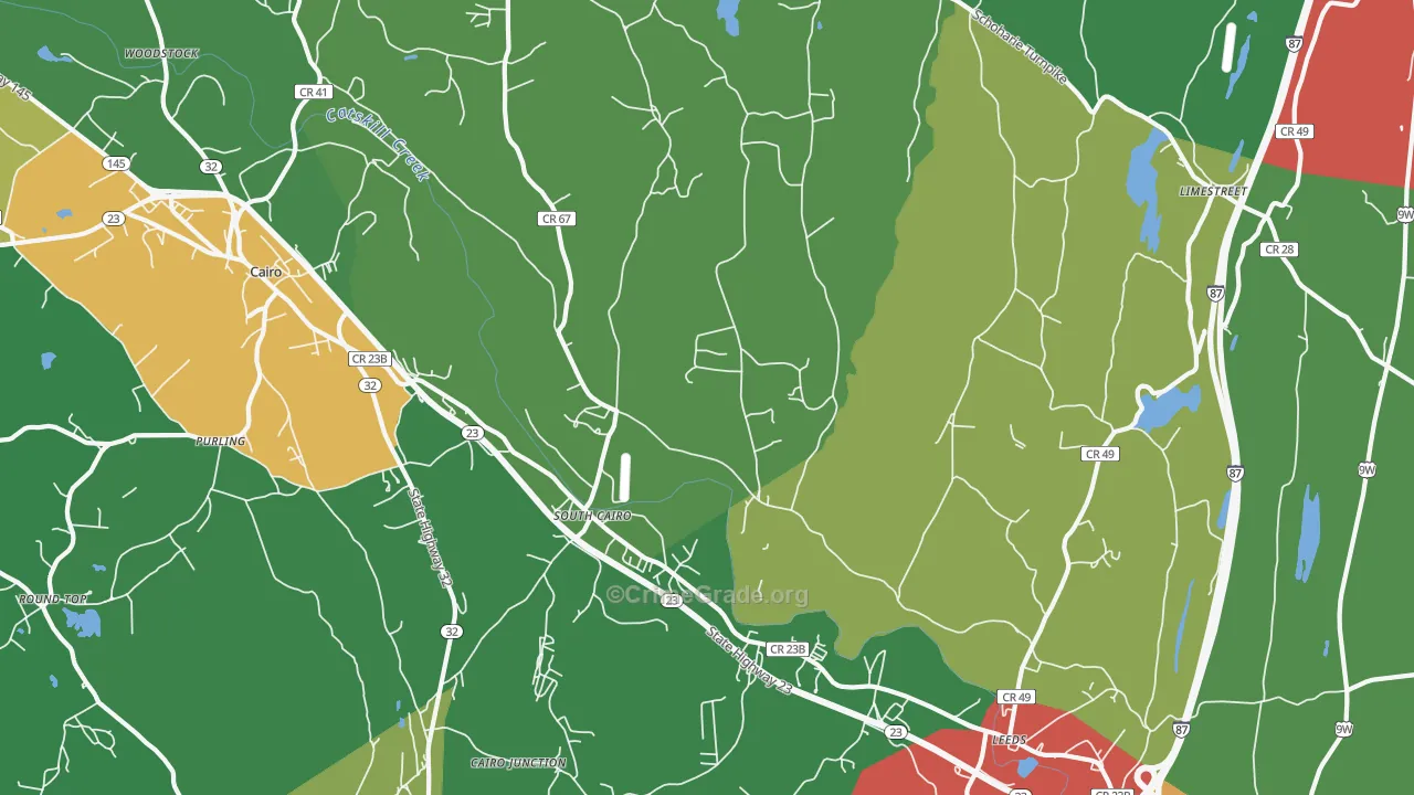 12451, NY Map of Drug-Related Crime Rates