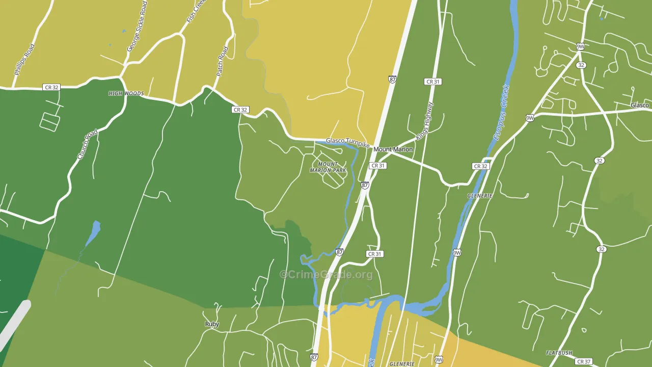 12456, NY Map of Drug-Related Crime Rates
