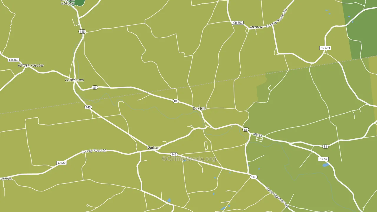 12460, NY Map of Drug-Related Crime Rates
