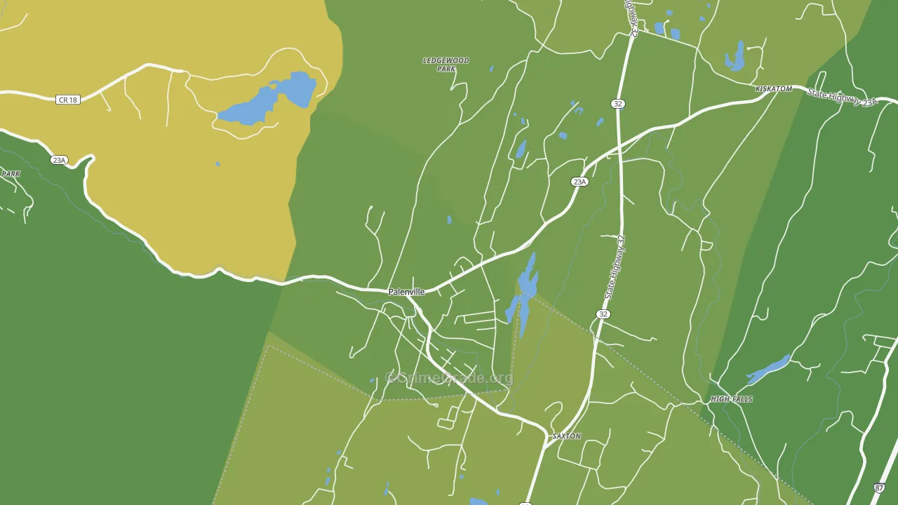 12463, NY Map of Drug-Related Crime Rates