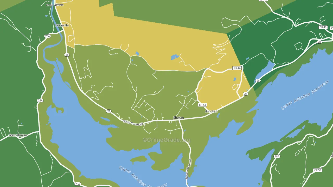 12481, NY Map of Drug-Related Crime Rates