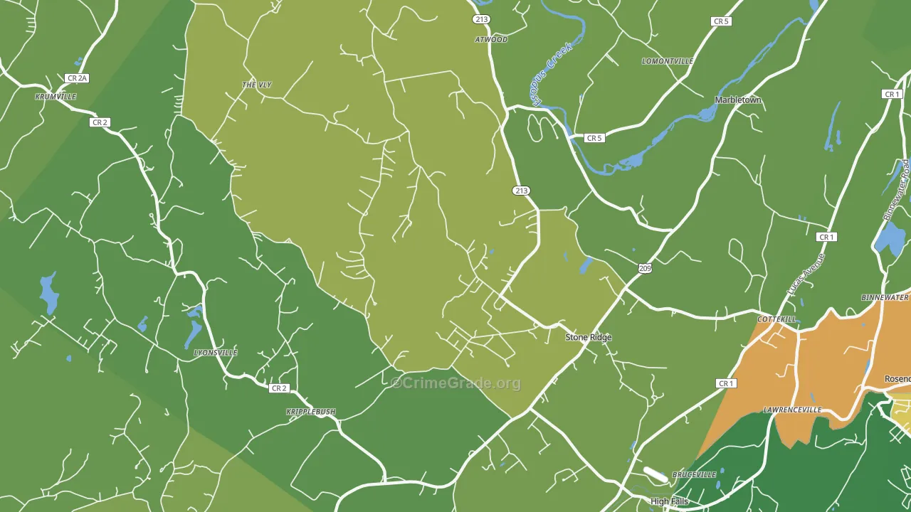 12484, NY Map of Drug-Related Crime Rates