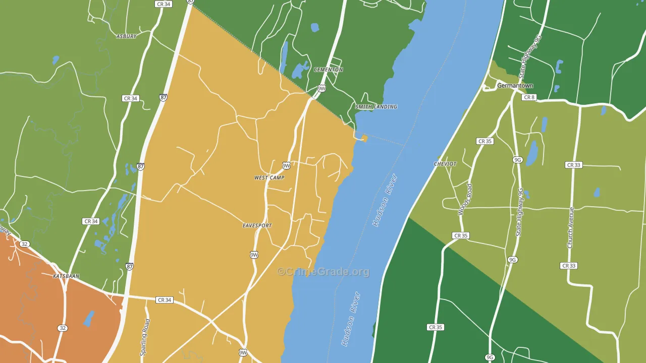 12490, NY Map of Drug-Related Crime Rates