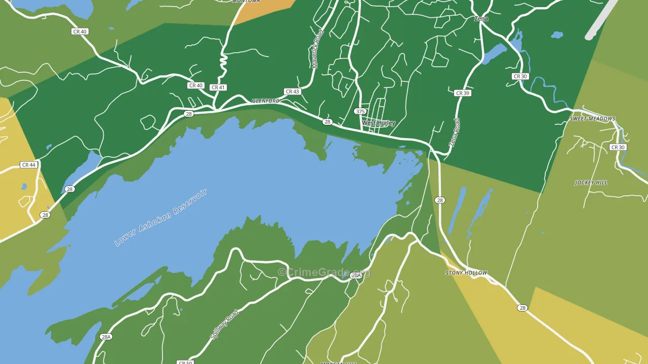 12491, NY Map of Drug-Related Crime Rates