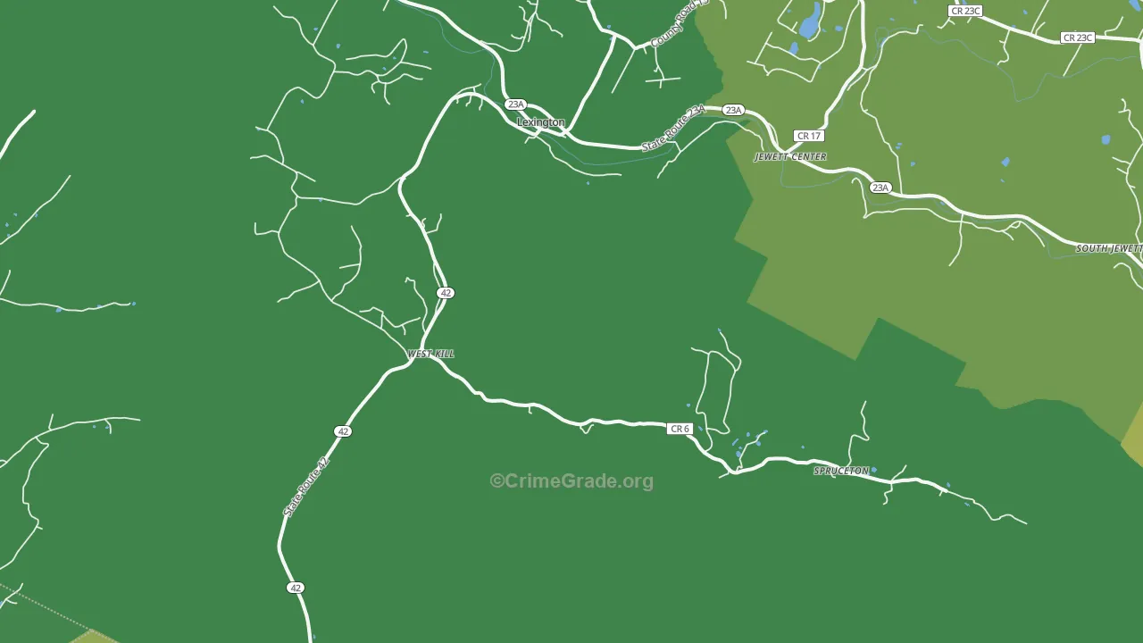 12492, NY Map of Drug-Related Crime Rates