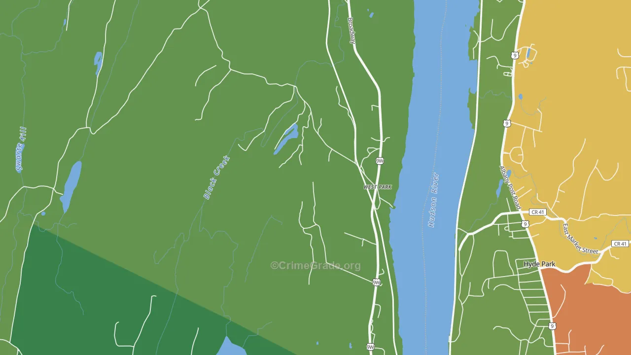 12493, NY Map of Drug-Related Crime Rates