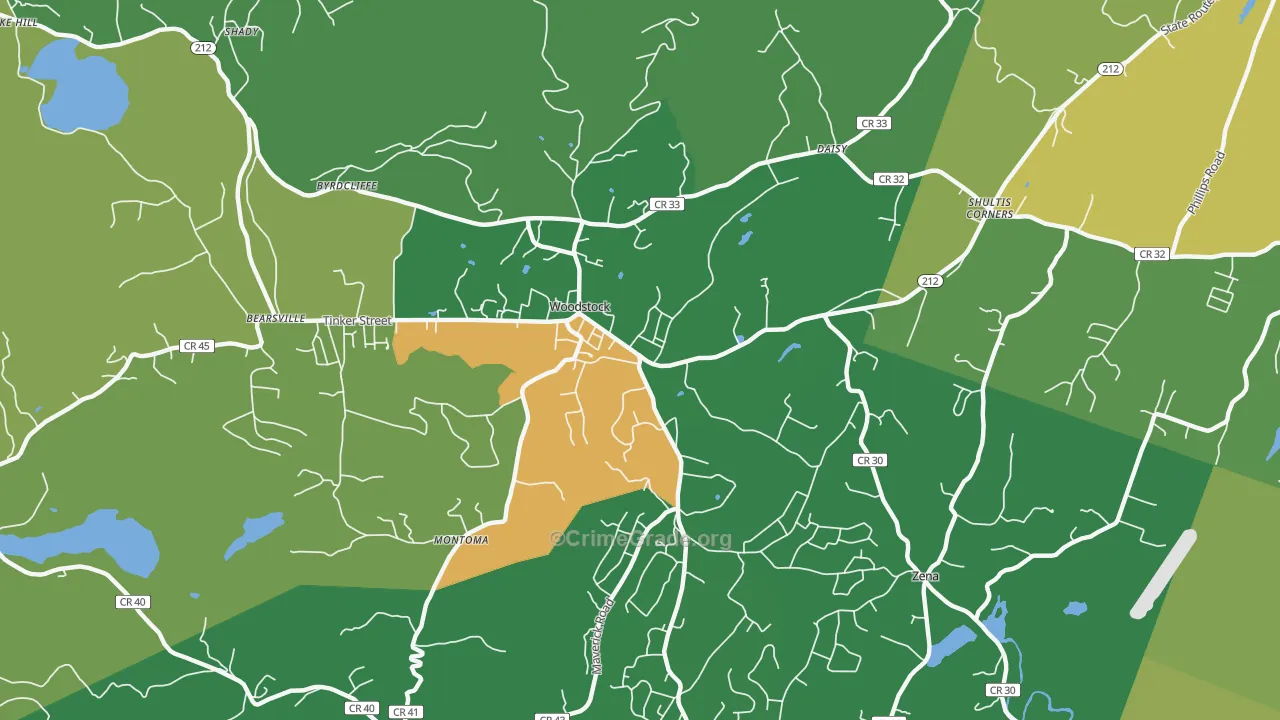 12498, NY Map of Drug-Related Crime Rates