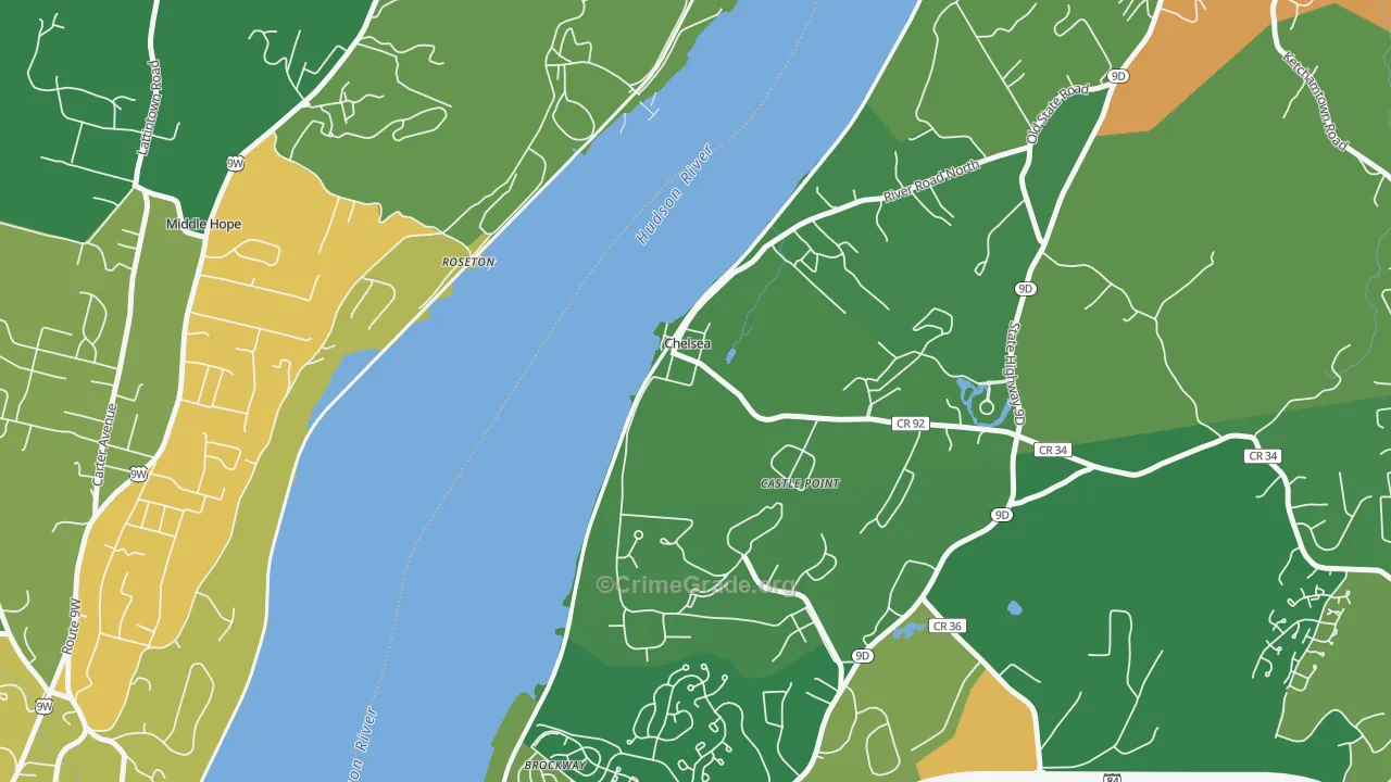 12512, NY Map of Drug-Related Crime Rates