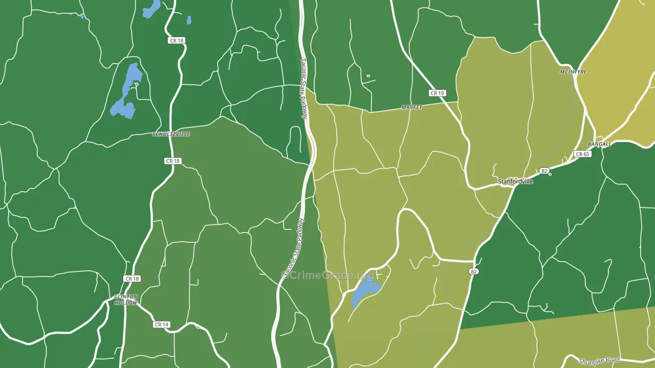 12514, NY Map of Drug-Related Crime Rates