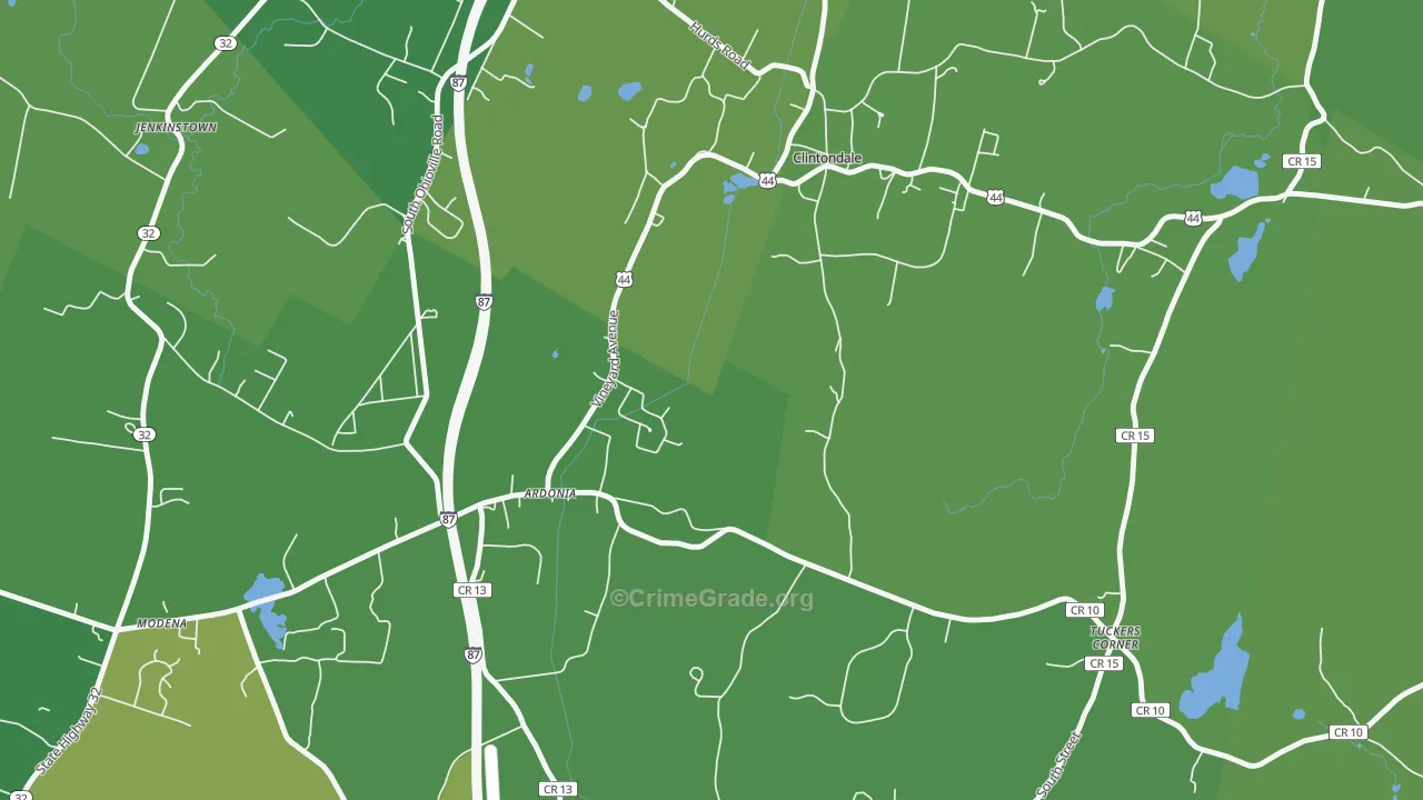 12515, NY Map of Drug-Related Crime Rates