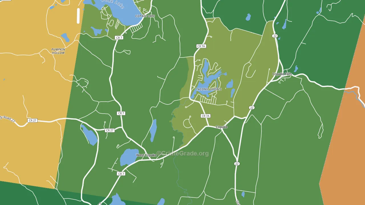 12516, NY Map of Drug-Related Crime Rates