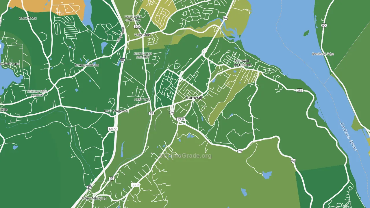 12518, NY Map of Drug-Related Crime Rates