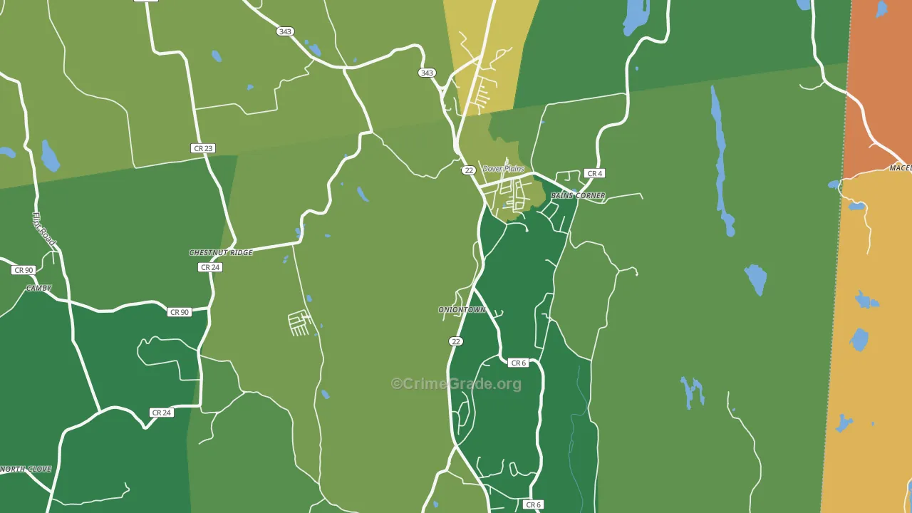 12522, NY Map of Drug-Related Crime Rates