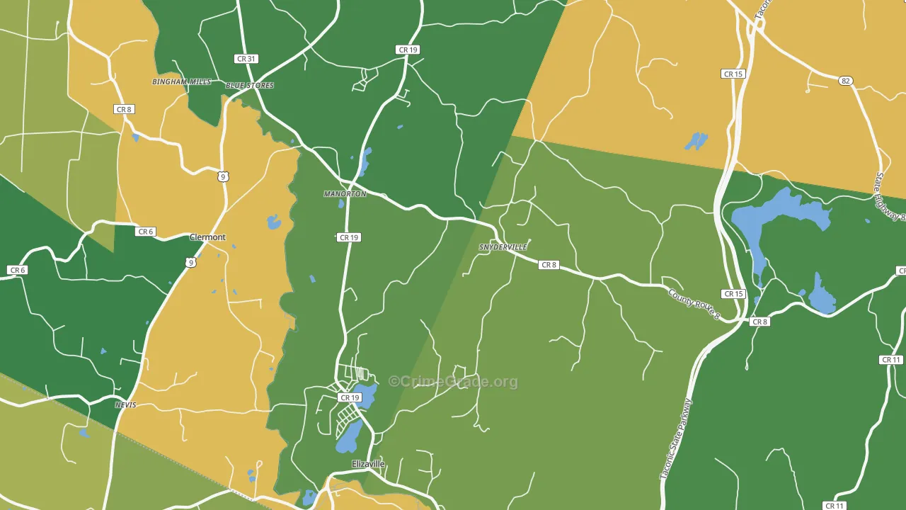 12523, NY Map of Drug-Related Crime Rates