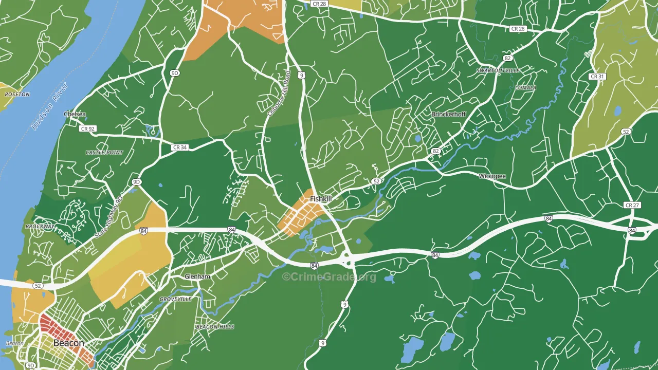 12524, NY Map of Drug-Related Crime Rates