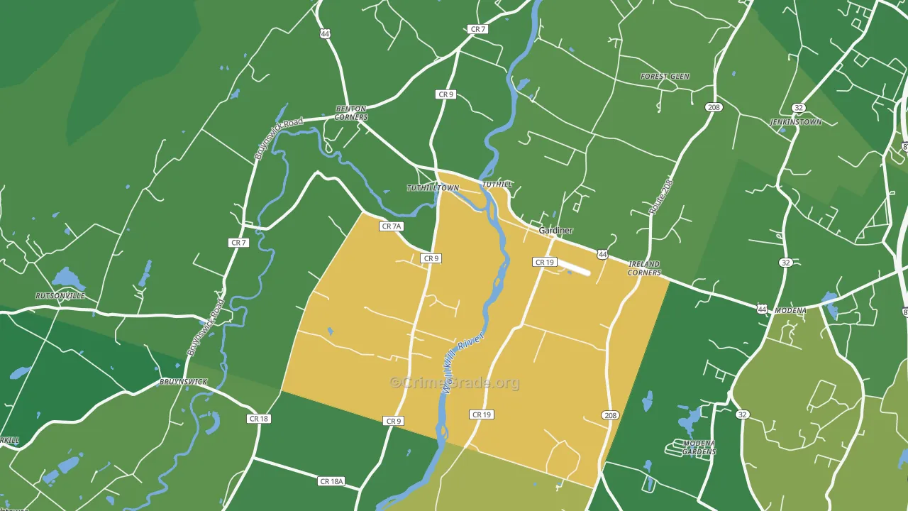 12525, NY Map of Drug-Related Crime Rates