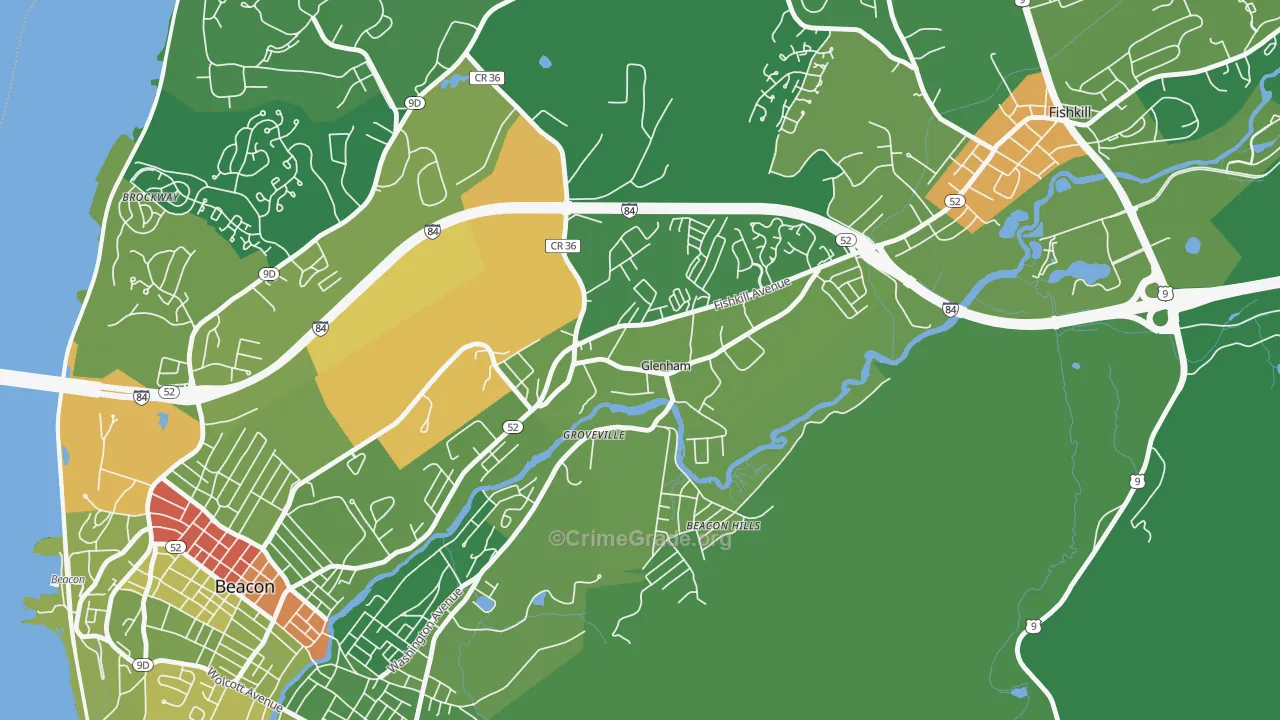 12527, NY Map of Drug-Related Crime Rates
