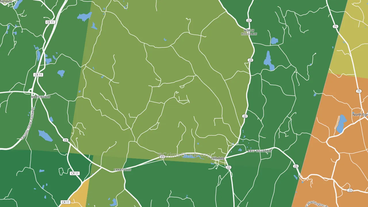 12529, NY Map of Drug-Related Crime Rates