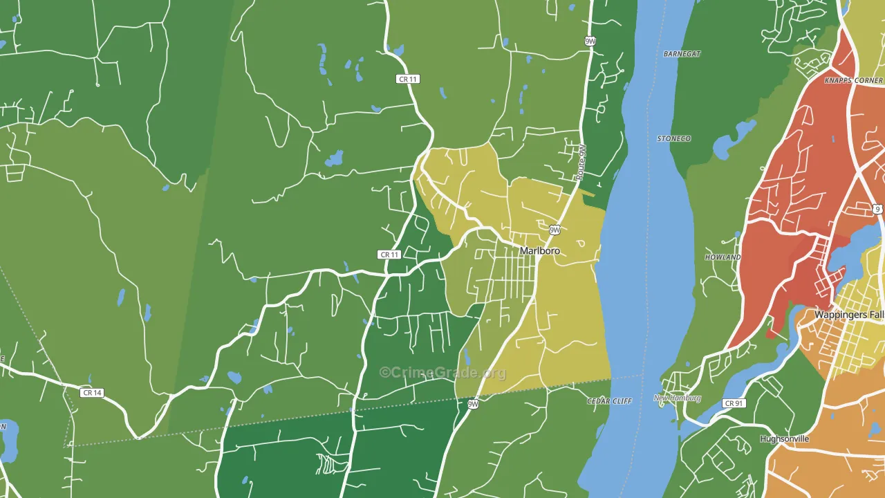 12542, NY Map of Drug-Related Crime Rates