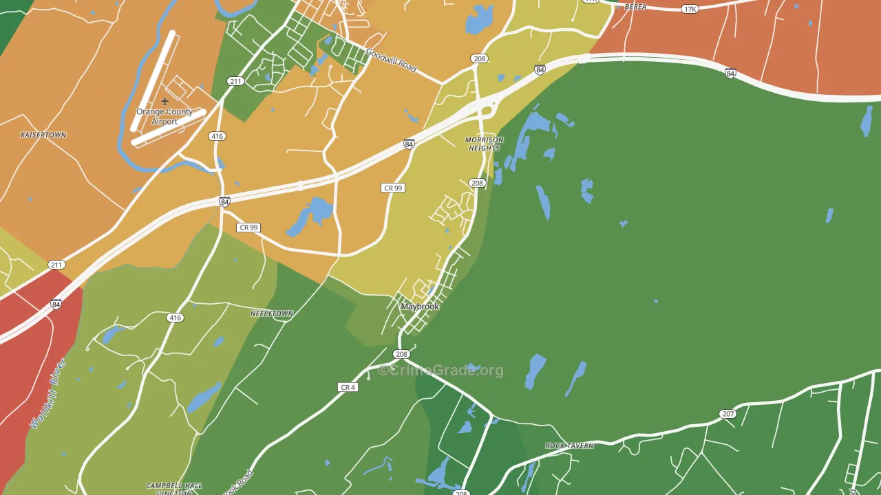 12543, NY Map of Drug-Related Crime Rates