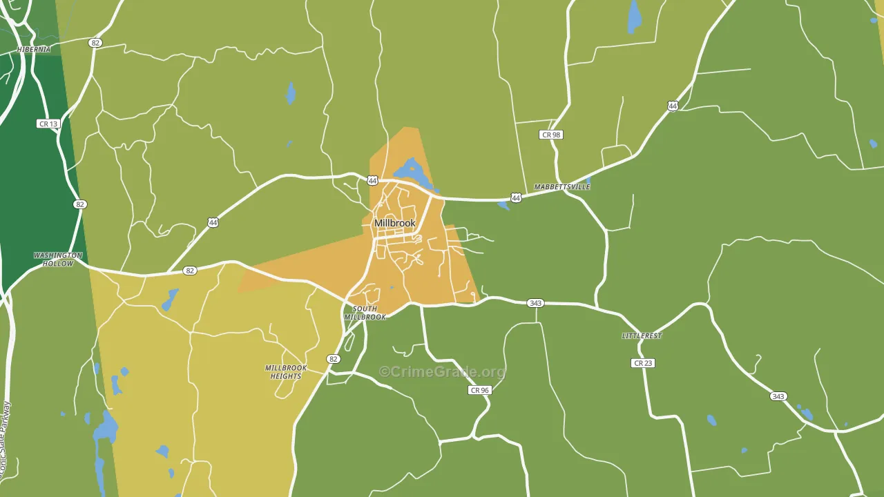 12545, NY Map of Drug-Related Crime Rates