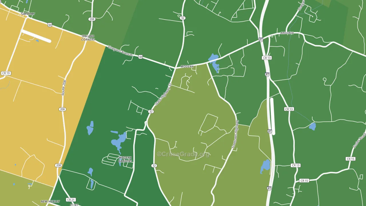 12548, NY Map of Drug-Related Crime Rates