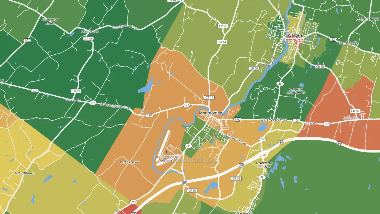 12549, NY Map of Drug-Related Crime Rates