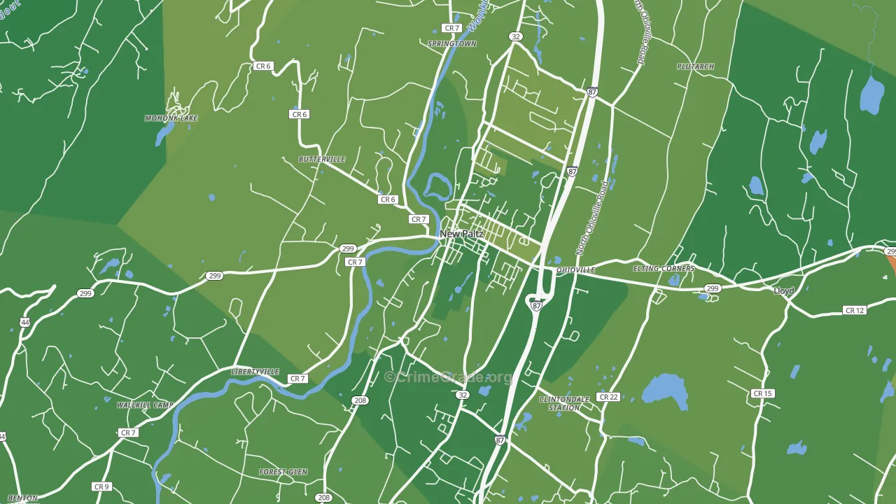 12561, NY Map of Drug-Related Crime Rates