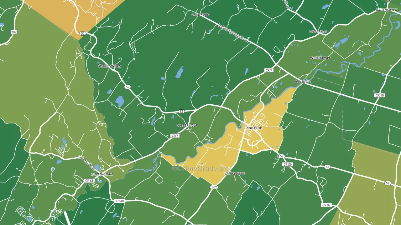 12566, NY Map of Drug-Related Crime Rates