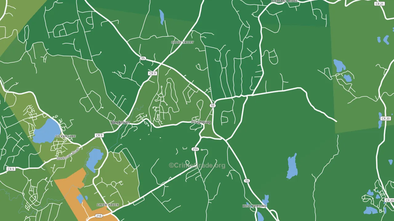 12570, NY Map of Drug-Related Crime Rates