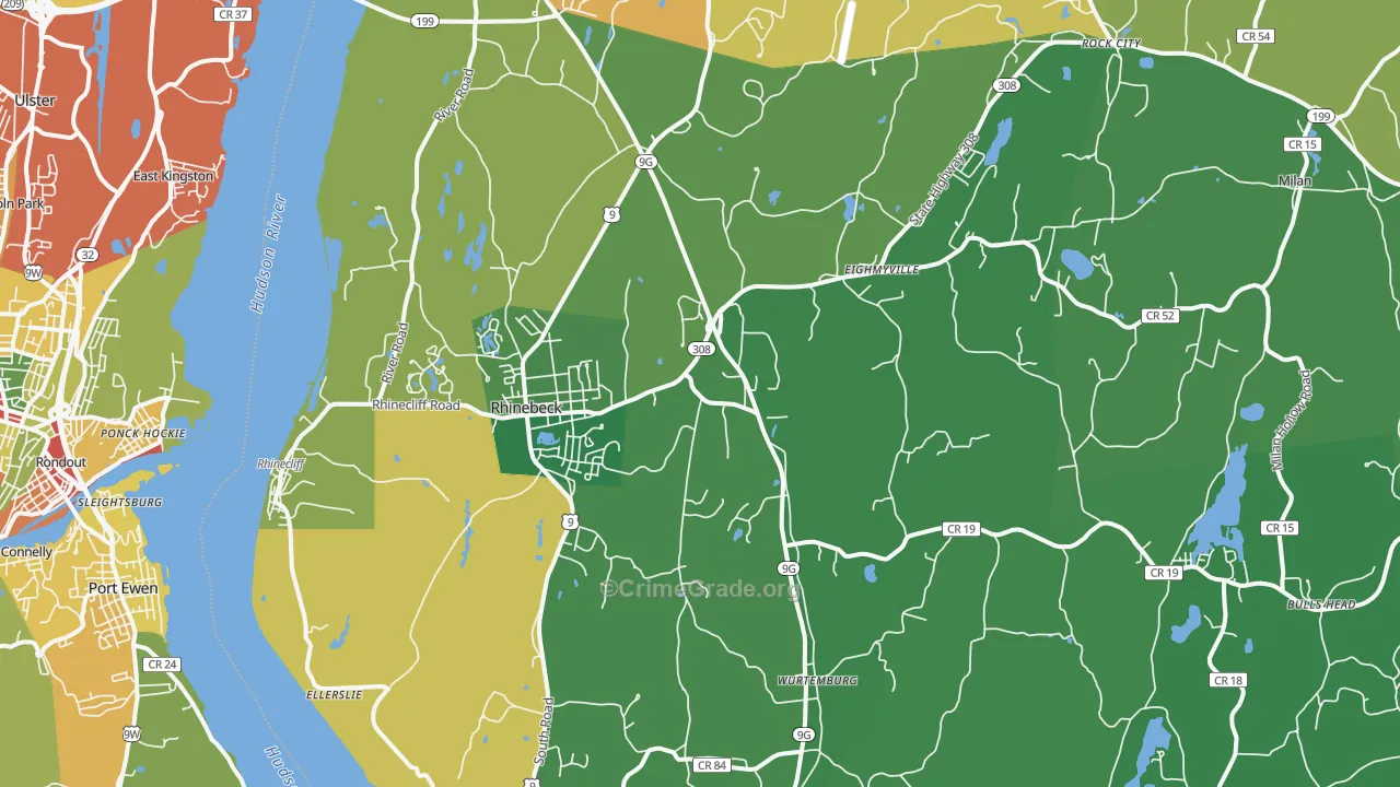 12572, NY Map of Drug-Related Crime Rates