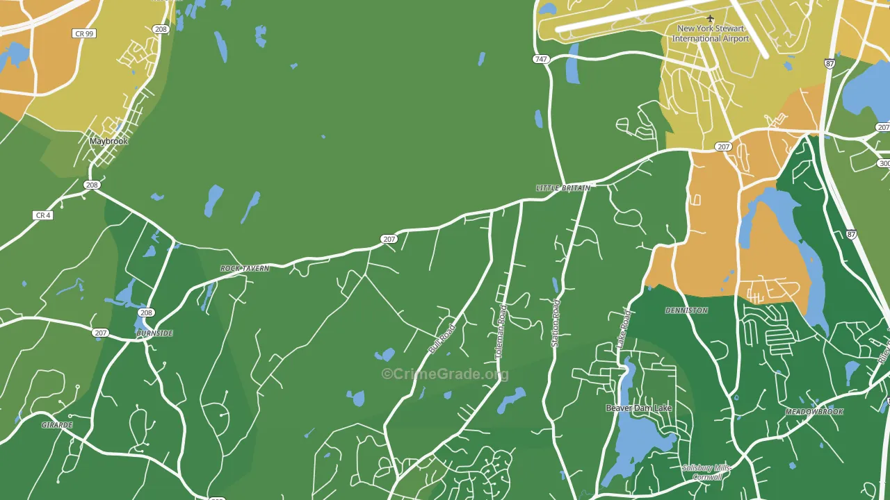 12575, NY Map of Drug-Related Crime Rates