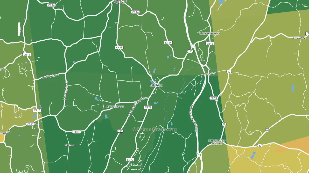 12578, NY Map of Drug-Related Crime Rates
