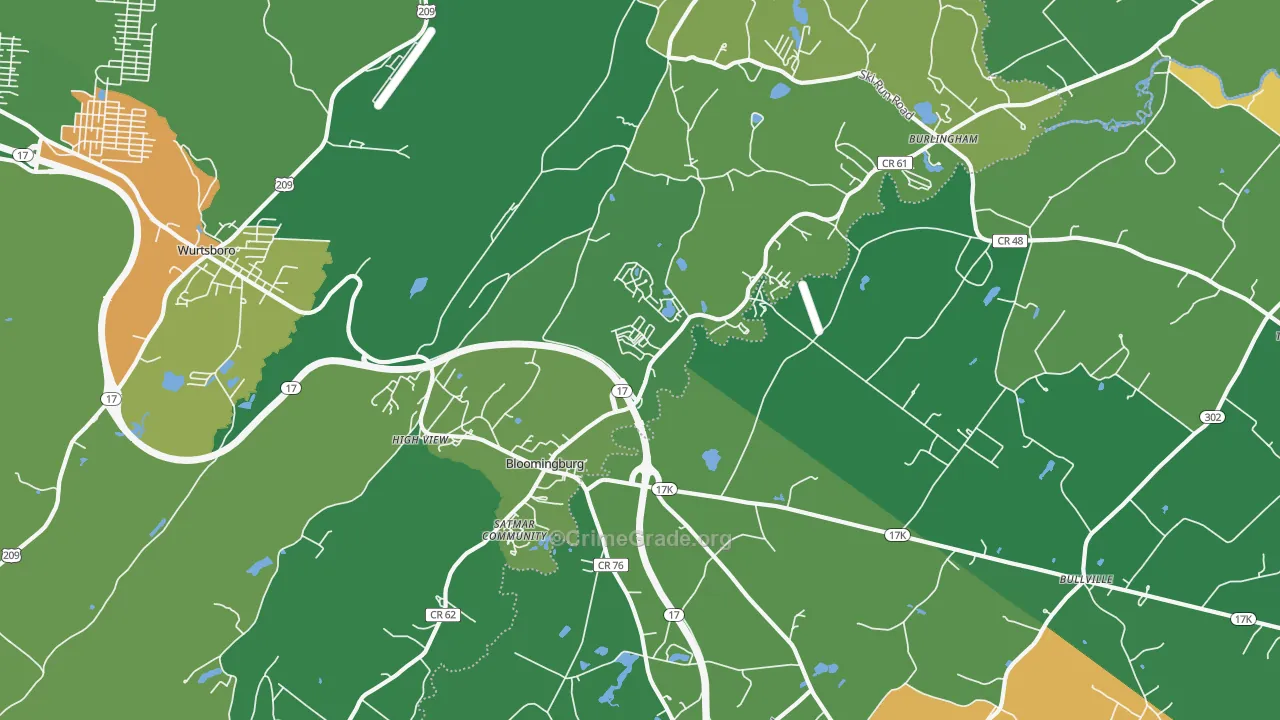12721, NY Map of Drug-Related Crime Rates