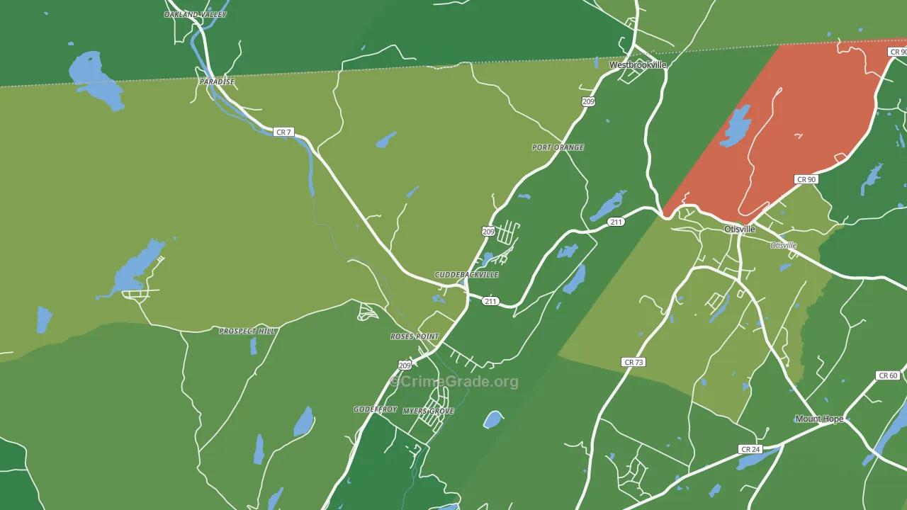 12729, NY Map of Drug-Related Crime Rates