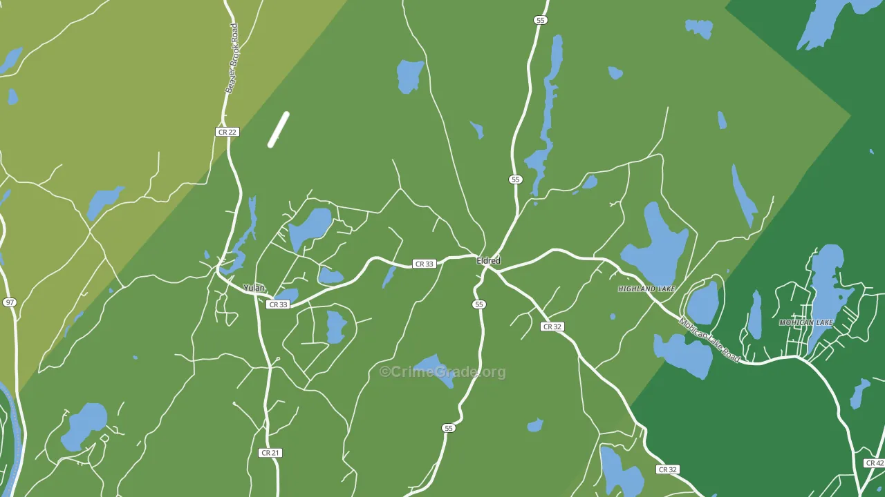 12732, NY Map of Drug-Related Crime Rates
