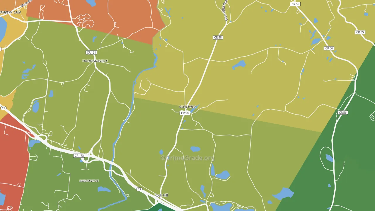 12738, NY Map of Drug-Related Crime Rates
