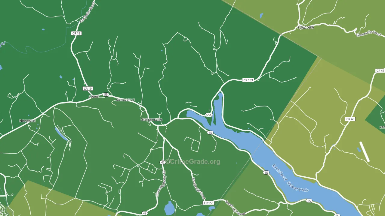12740, NY Map of Drug-Related Crime Rates