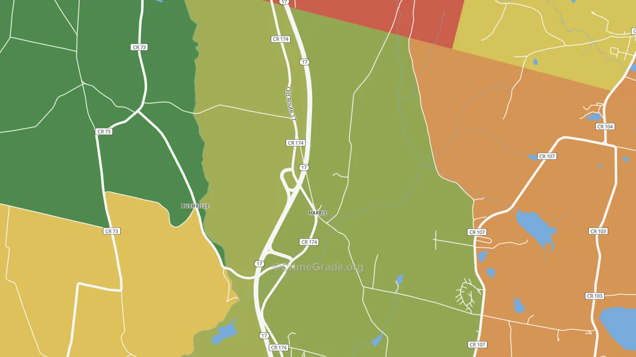 12742, NY Map of Drug-Related Crime Rates