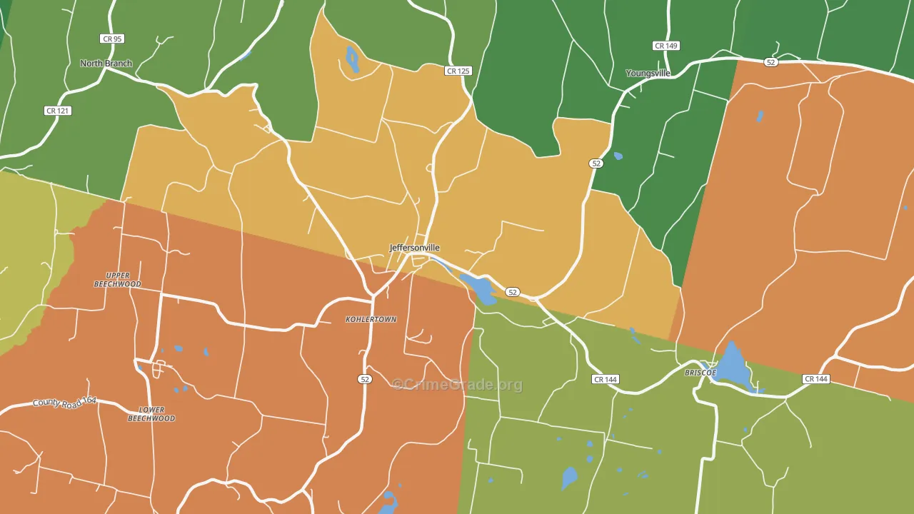 12748, NY Map of Drug-Related Crime Rates