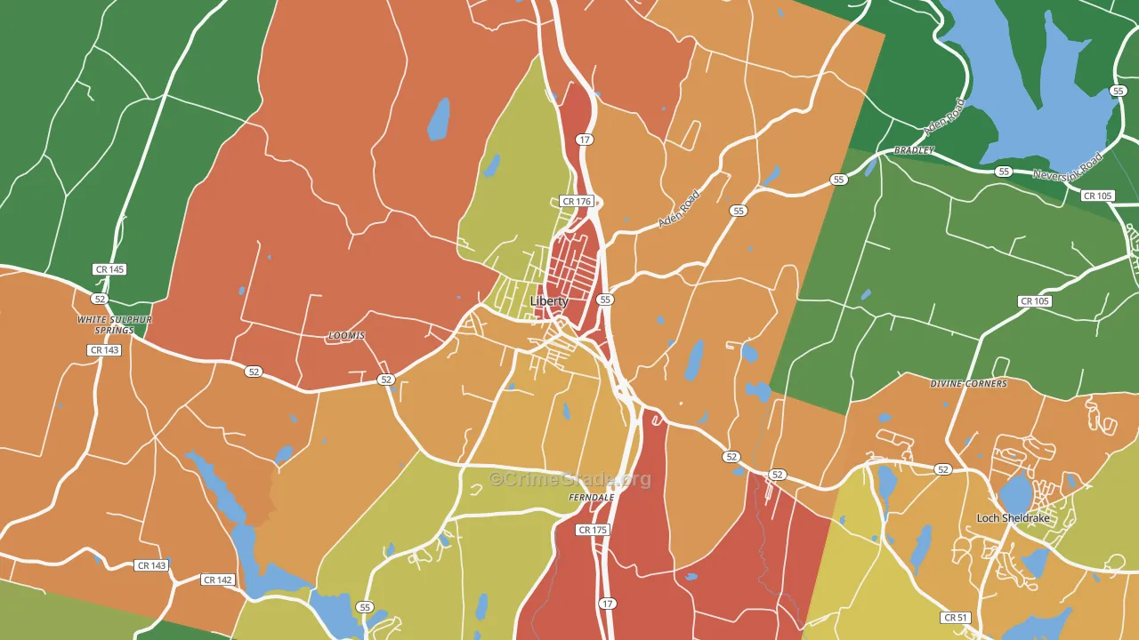 12754, NY Map of Drug-Related Crime Rates