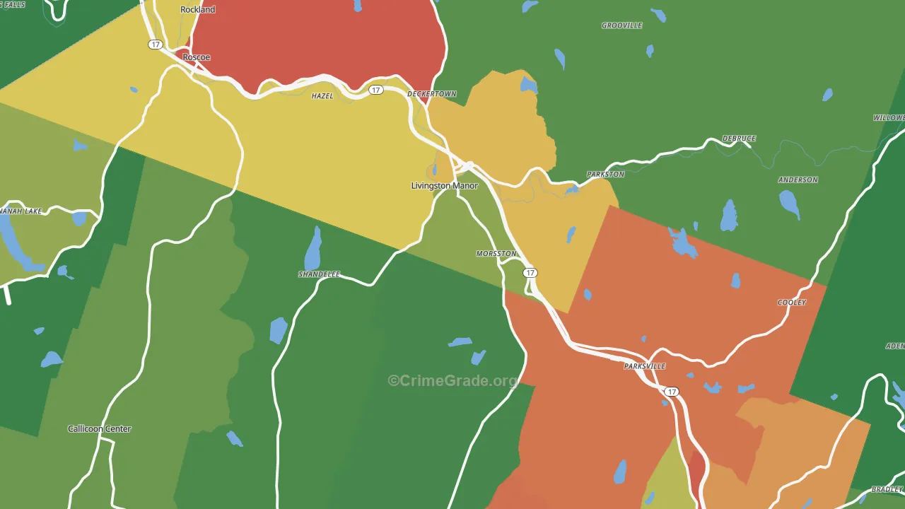 12758, NY Map of Drug-Related Crime Rates
