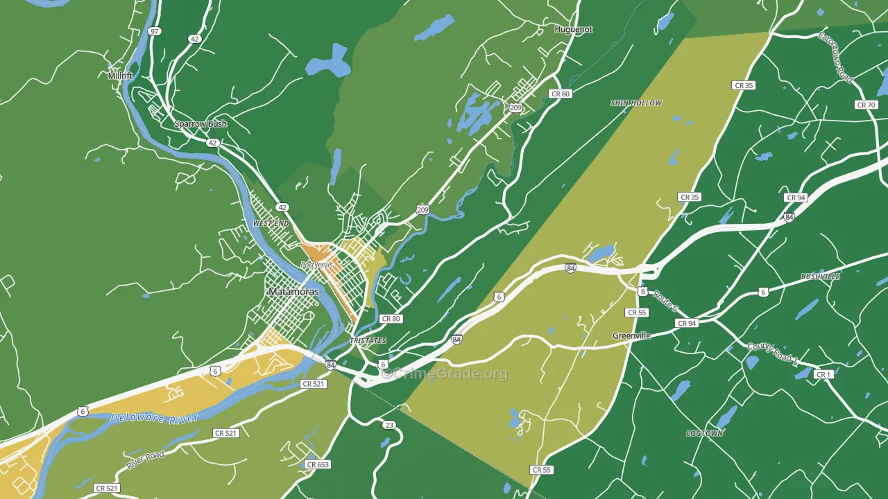 12771, NY Map of Drug-Related Crime Rates