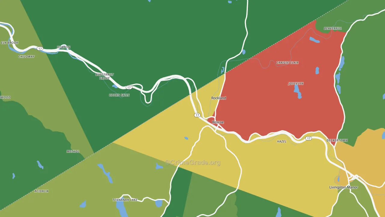 12776, NY Map of Drug-Related Crime Rates